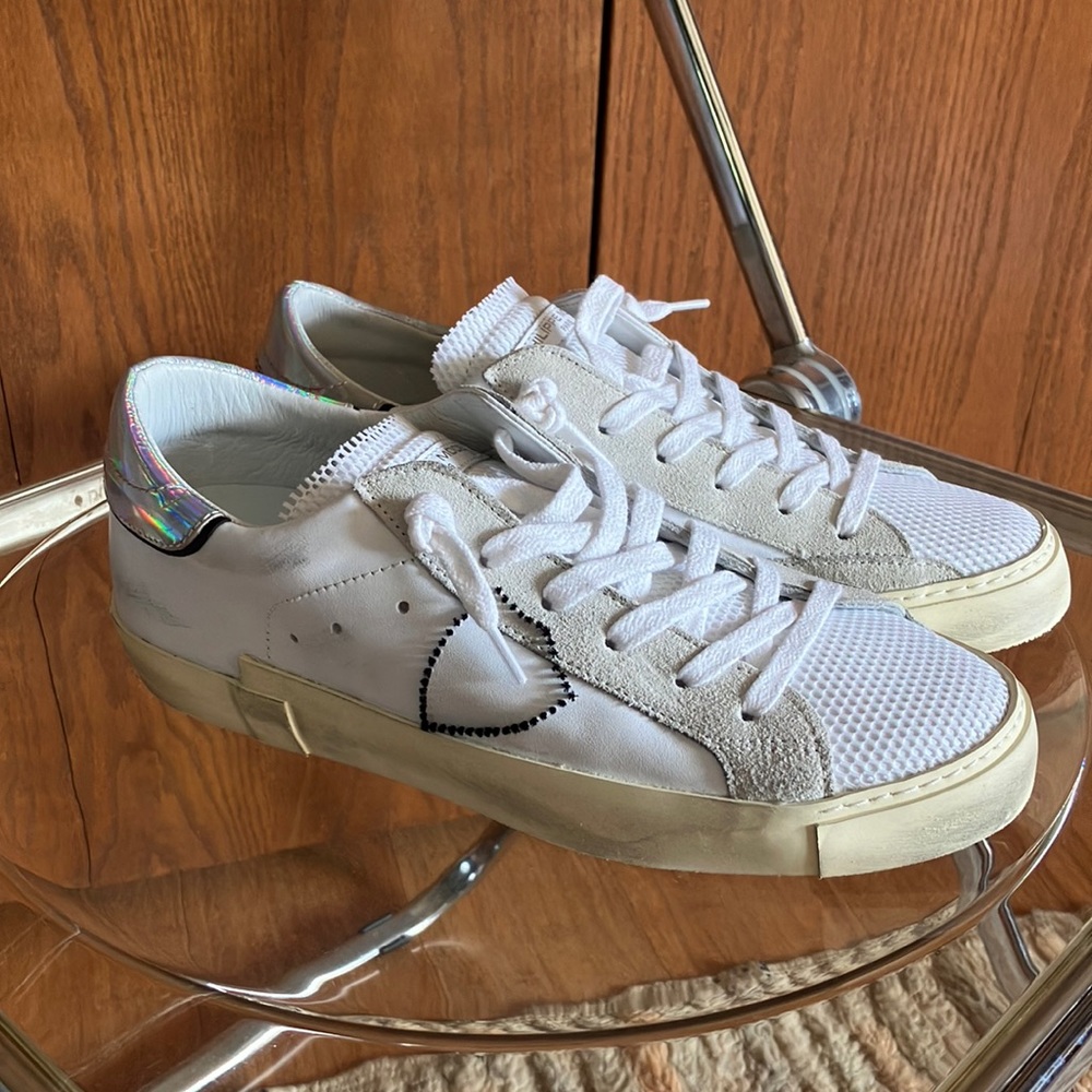 New Philippe Model prsx low sneakers!🤍🩵